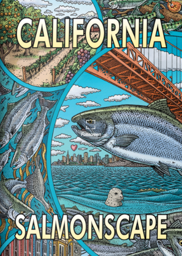 California Salmonscape Playing Cards