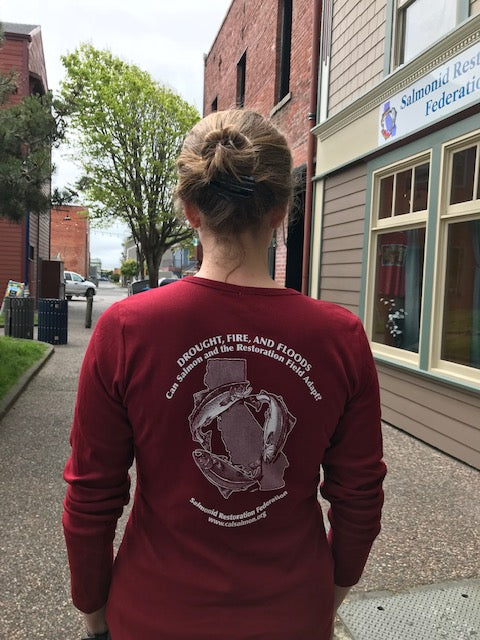 Salmon Family Tree T-Shirt (Ladies Cut)