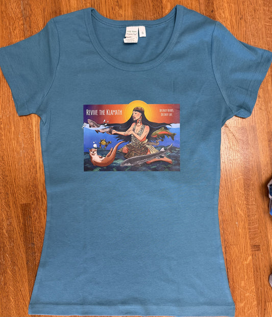 2026 Conference T-shirt - Revive the Klamath by Jackie Fawn